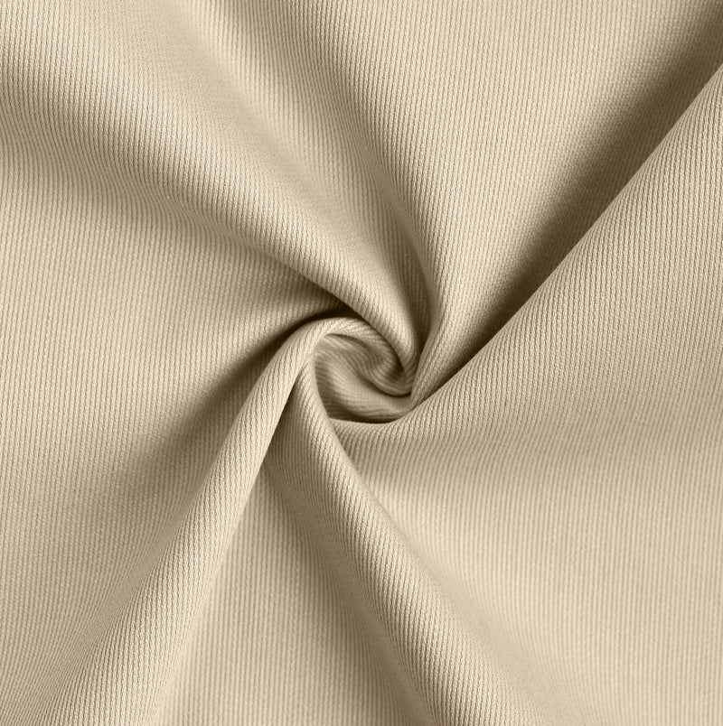 Fine-Ribbed Self-Structured Formal Shirt-BEIGE